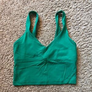 Lululemon Align Tank with Built In Sports Bra - Green - size 4
